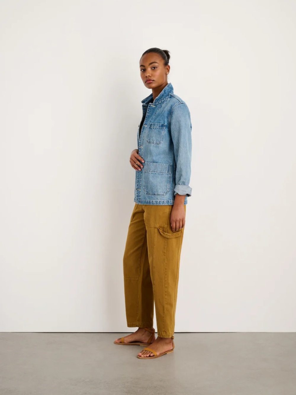 Alex Mill Britt Work Jacket in Denim sz Small